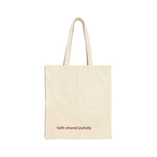 Load image into Gallery viewer, Cotton Canvas Tote Bag
