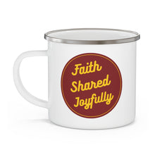 Load image into Gallery viewer, Busted Halo Enamel Camping Mug