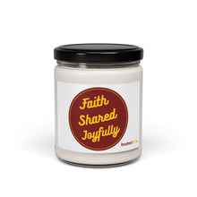 Load image into Gallery viewer, Faith Shared Joyfully Scented Soy Candle, 9oz