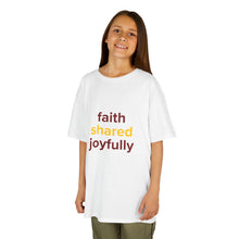 Load image into Gallery viewer, Kids Faith Shared Joyfully Tee - Positive Vibes for Children