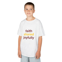 Load image into Gallery viewer, Kids Faith Shared Joyfully Tee - Positive Vibes for Children