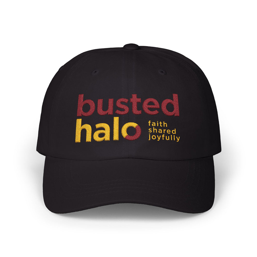 Embroidered Busted Halo Classic Dad Cap