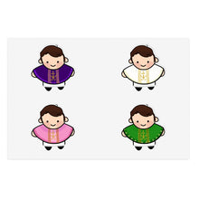 Load image into Gallery viewer, Father Evan Let Us Play "Meepmorp" Sticker Sheet
