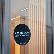 Load image into Gallery viewer, Ludemus &quot;Let Us Play&quot; Vinyl Sticker
