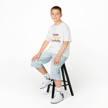 Load image into Gallery viewer, Kids Faith Shared Joyfully Tee - Positive Vibes for Children
